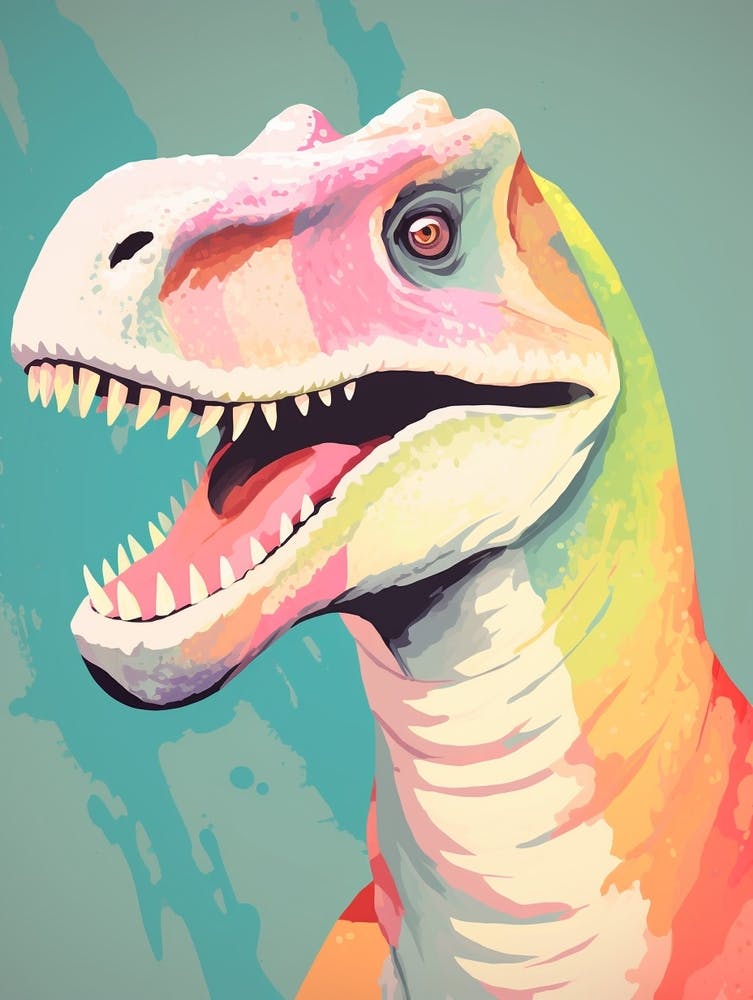 Colourful Dinosaur Camarasaurus 3