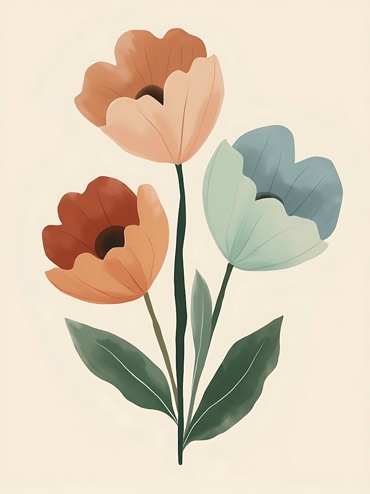 Earthy Botanical Aesthetic | Nature-Inspired Minimalist Art