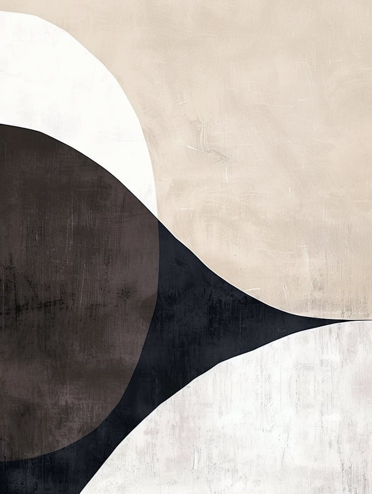 Abstrakt Balance Minimalistischer Stil