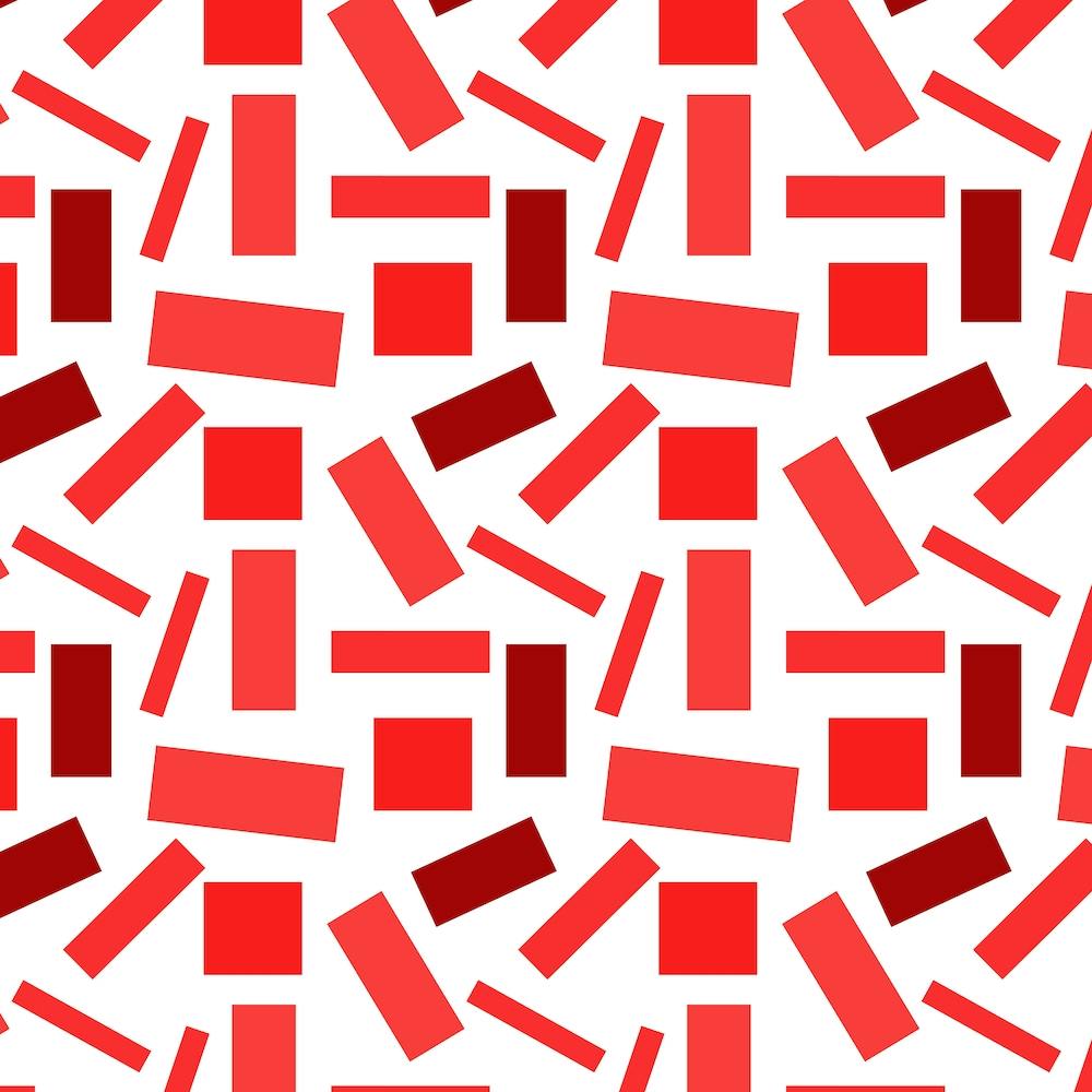 Shapely Magenta Geometric Abstract 1