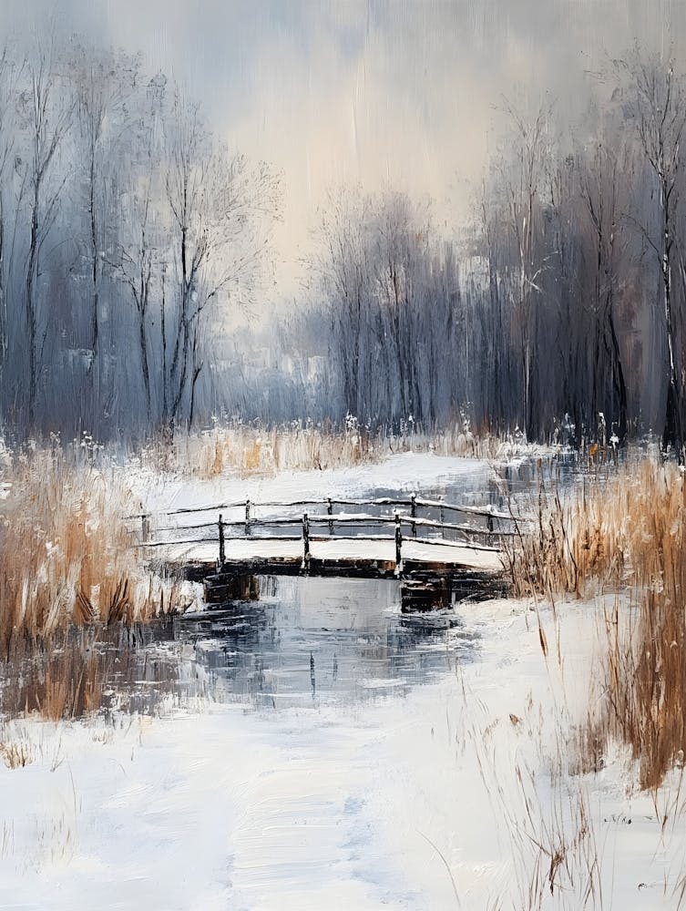 Minimal Winter Scene 3