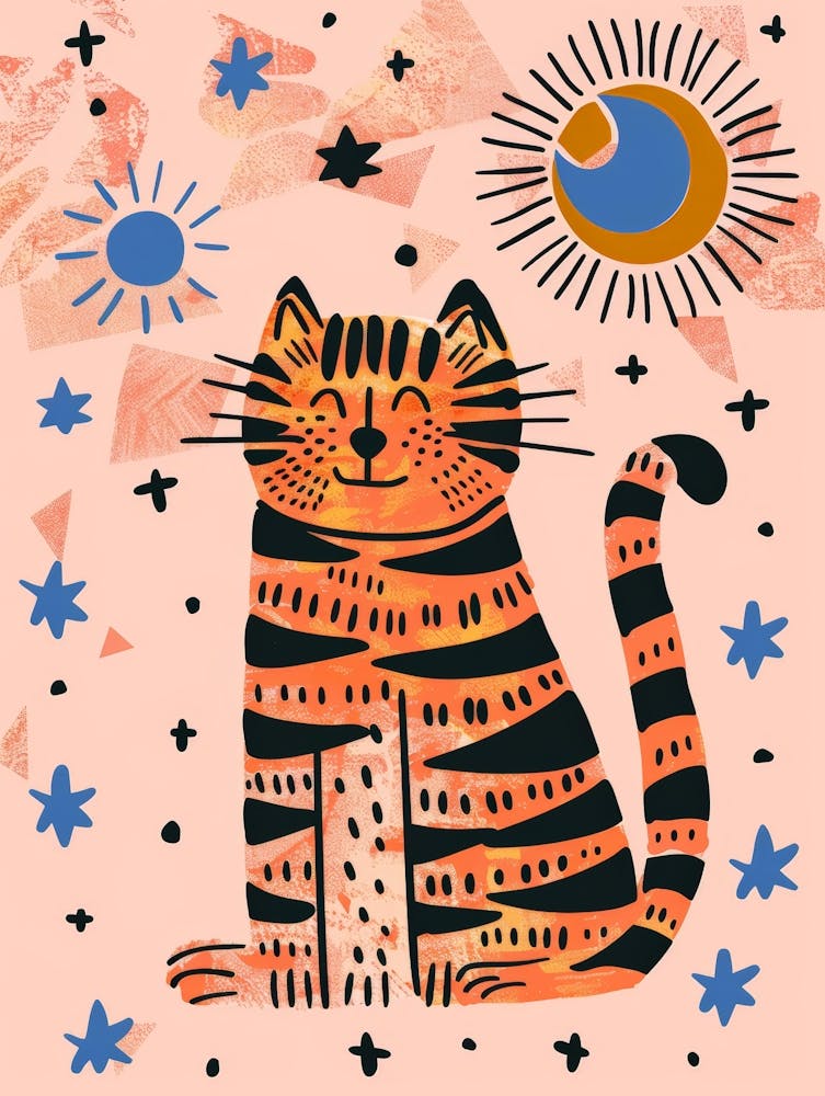 Cat In The Moonlight 2