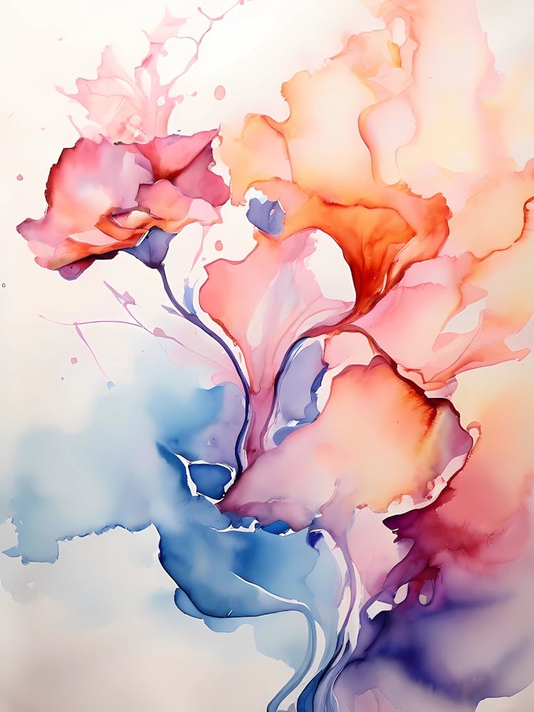 Watercolor Flowers 49