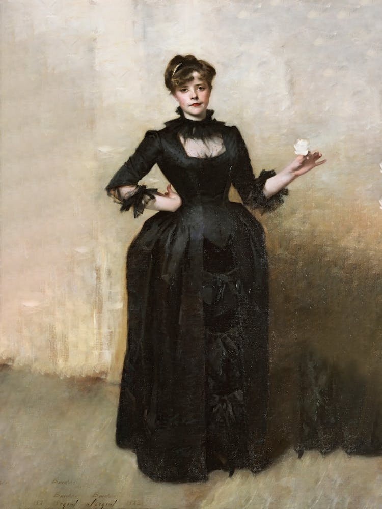 Lady With The Rose (Charlotte Louise Burckhardt) (1882), John Singer Sargent