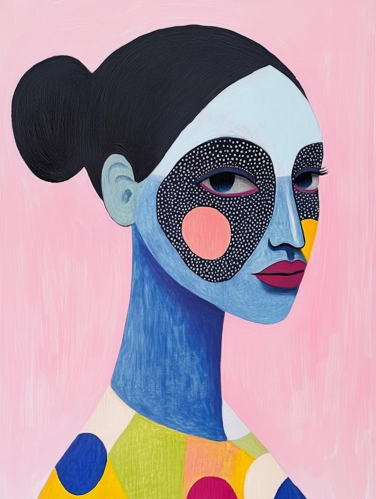 Woman With Polka Dots
