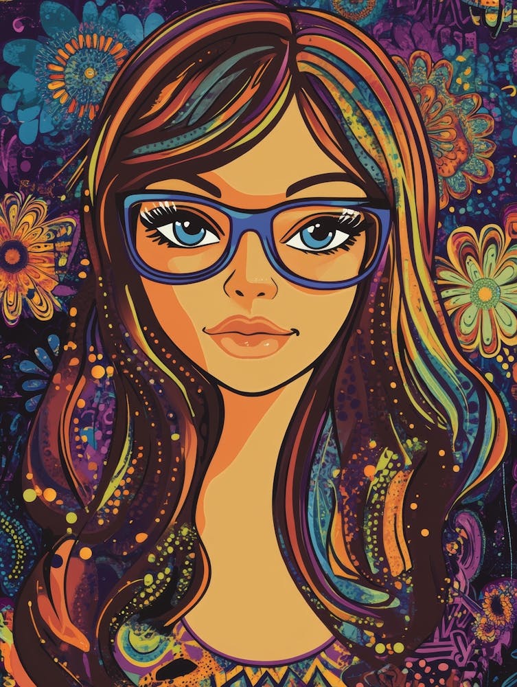 Mädchen mit Brille 13