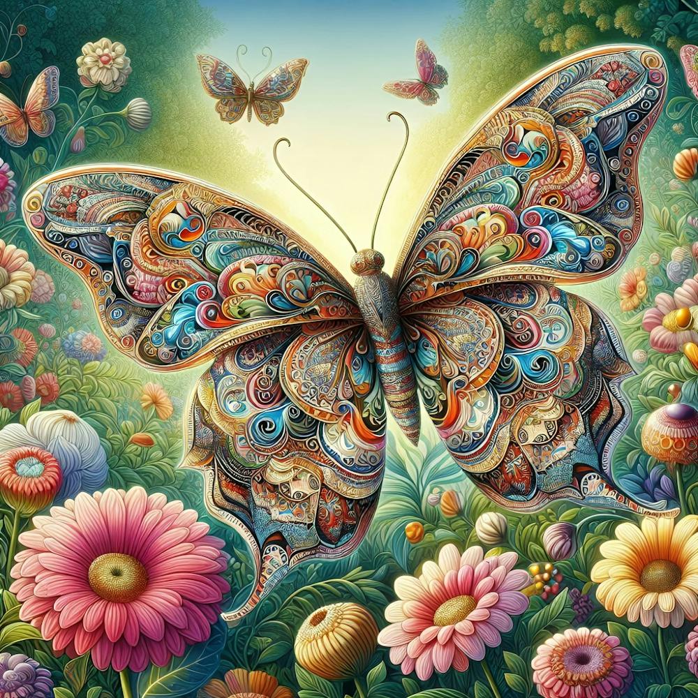Papillon Dans Le Jardin 2