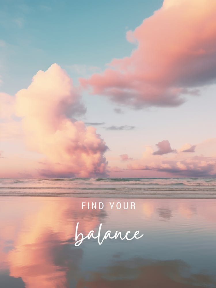 Find Your Balance Ocean Sunrise