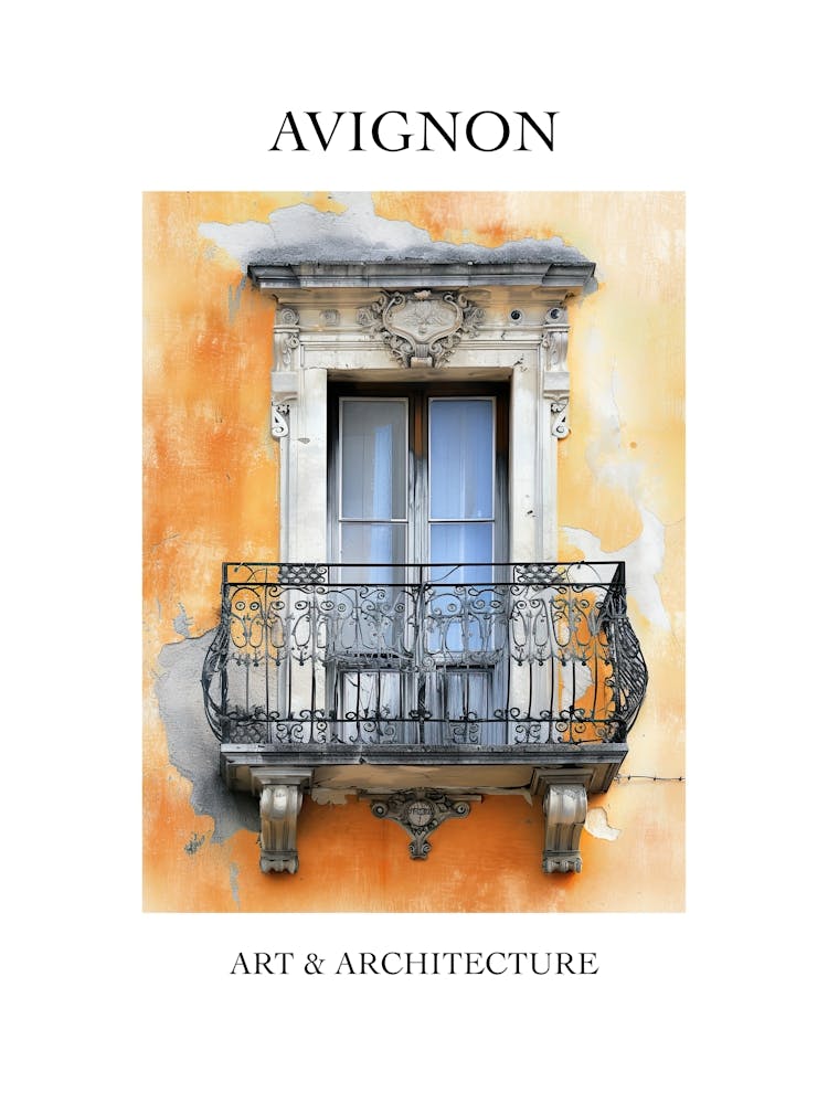Avignon Travel And Architecture Poster 3
