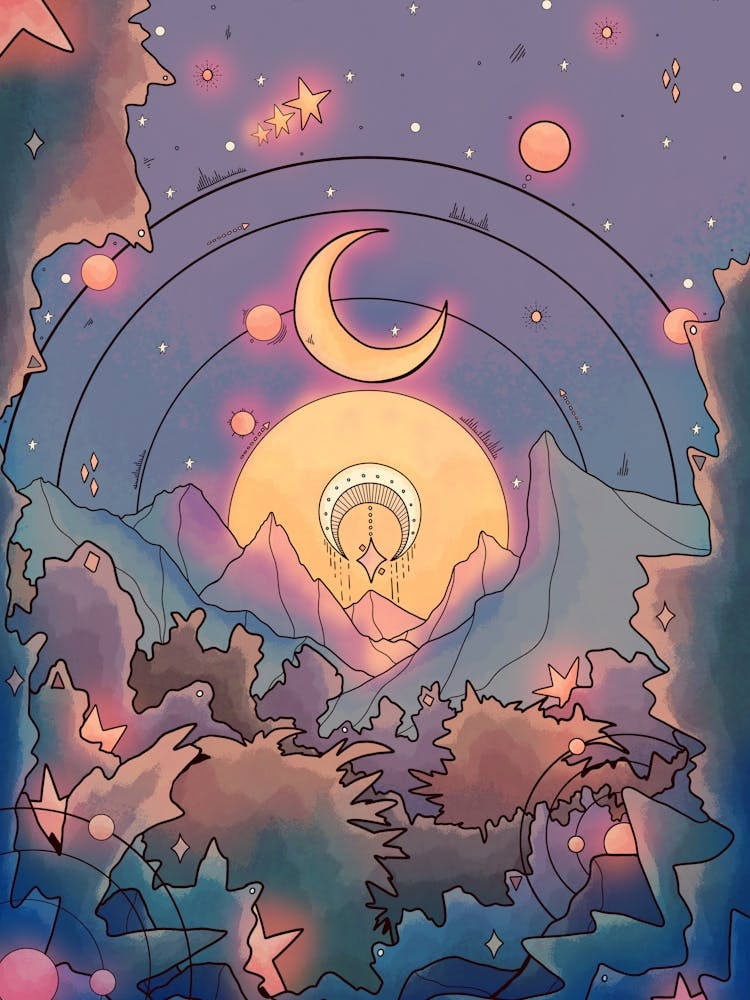 A Nighttime Forest