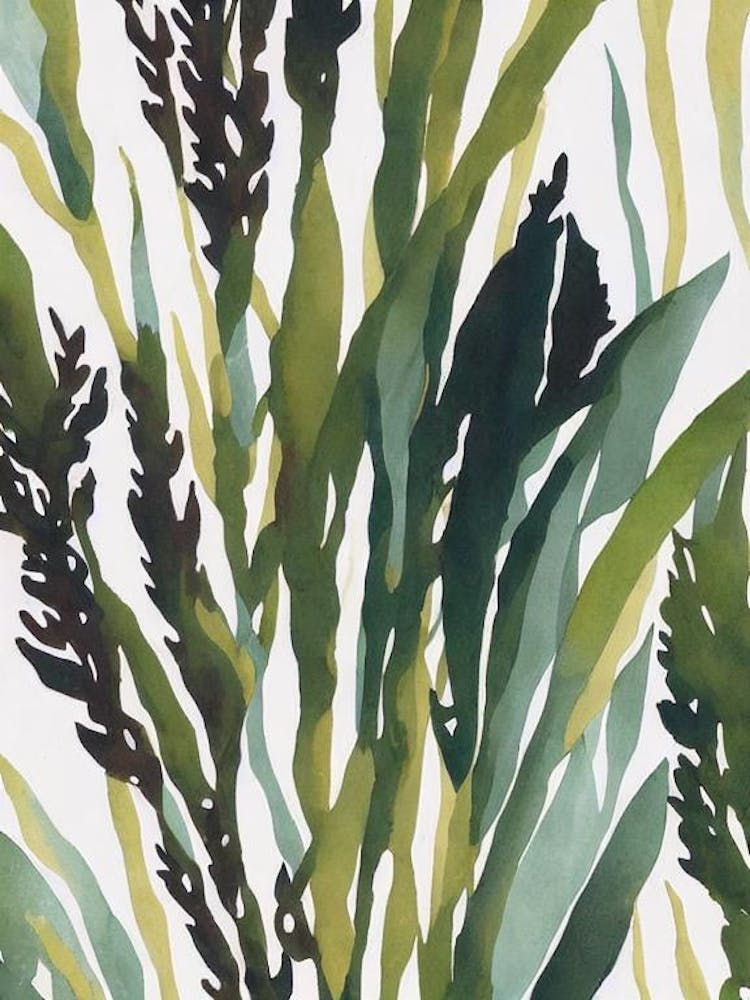 Acropora Sarmentosa Aquarelle Graphique Vintage