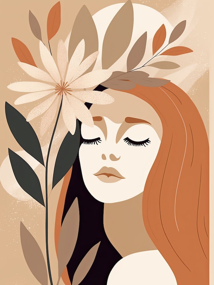 Bloom Body Woman Neutral Colours Boho Style 14