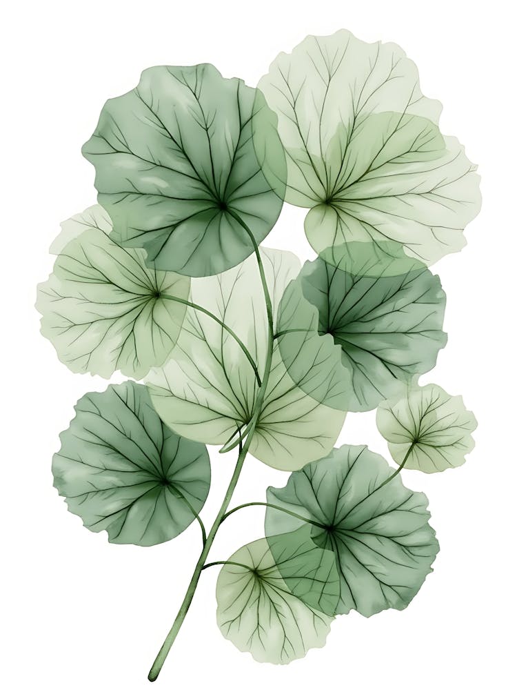 Flowing Botanical Sage Forms