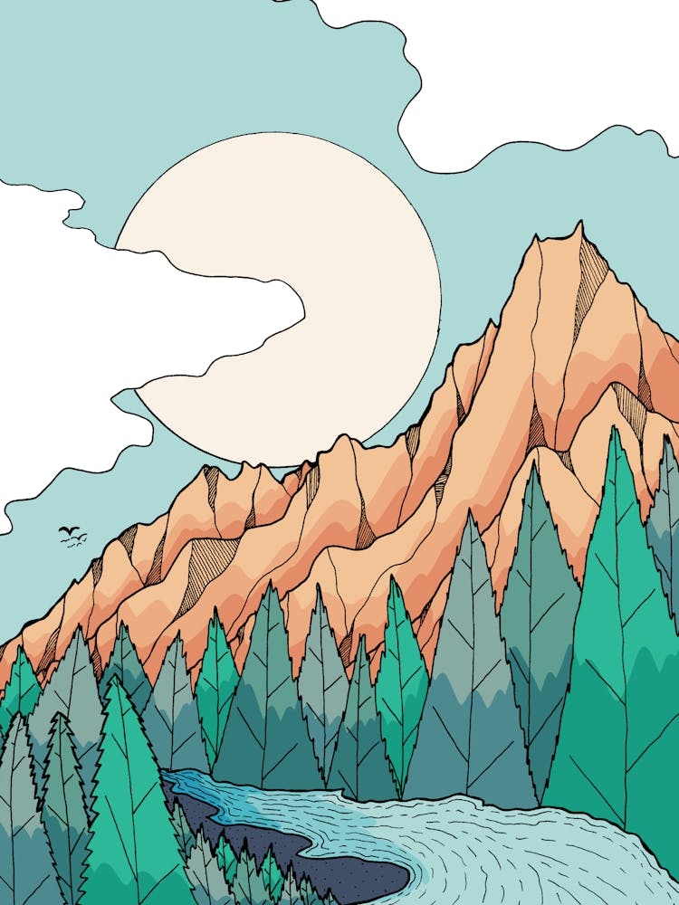 As The River Turns Round The Mountain