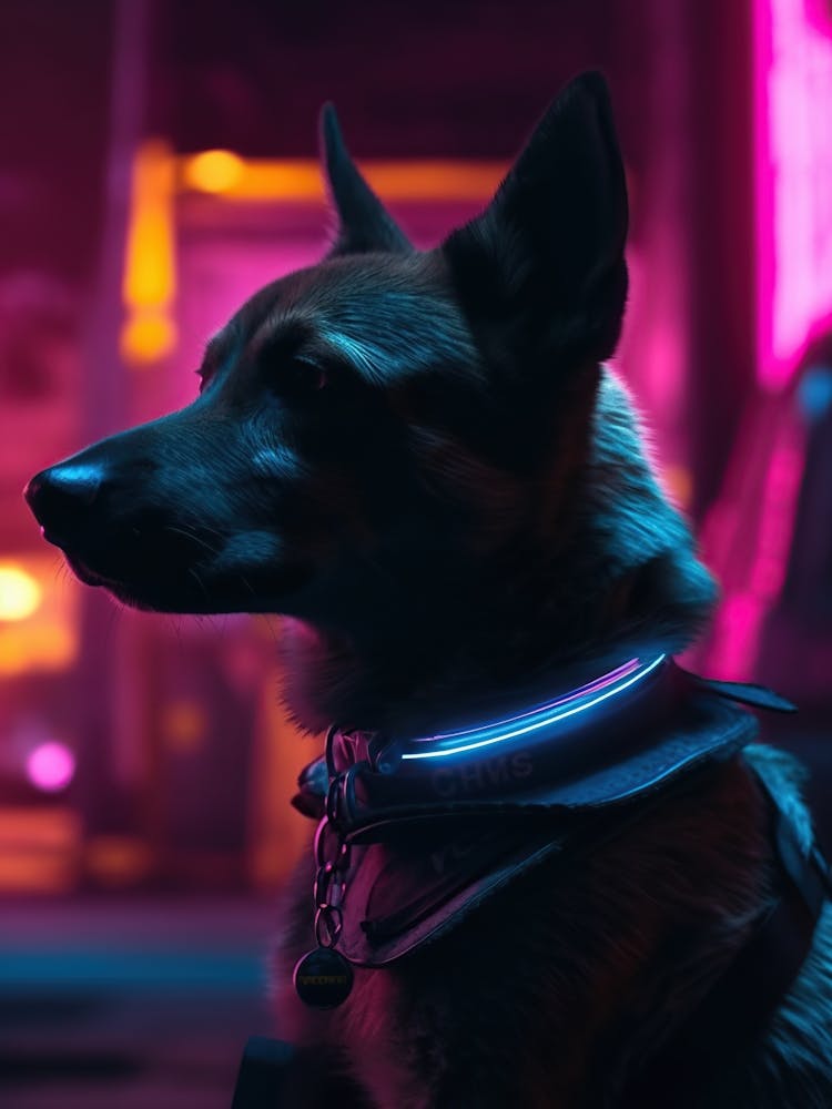 Neon Dog 5