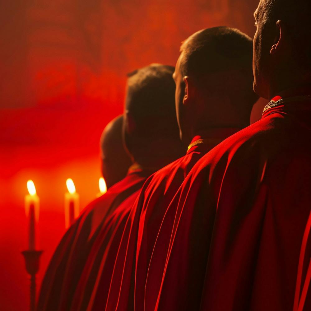 Lit Candles In A Church 4