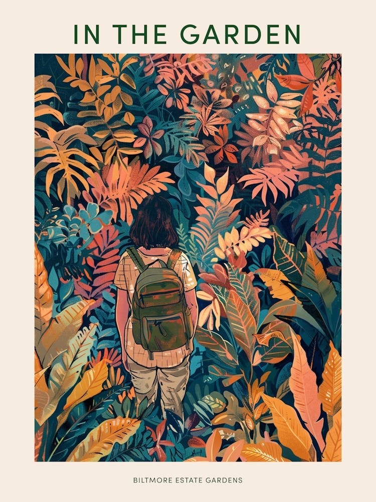 In The Garden Poster Biltmore Estate Gardens Usa 2