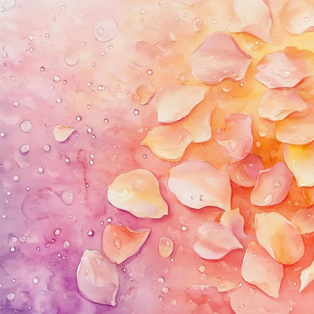 Pastel Roses Rain 9