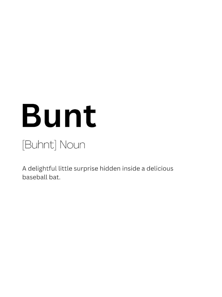 Bunt Definition Meaning