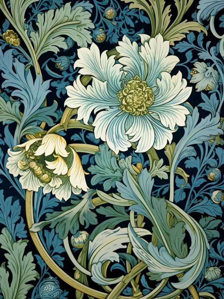 William Morris Floral 3