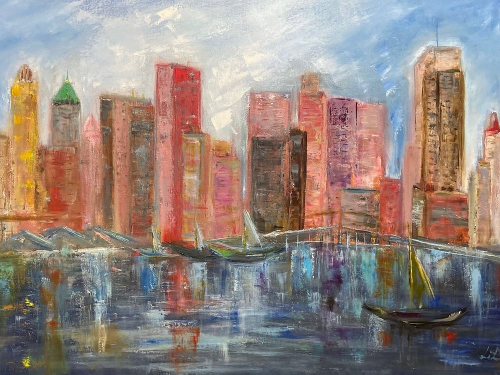 Summertime in  New York City