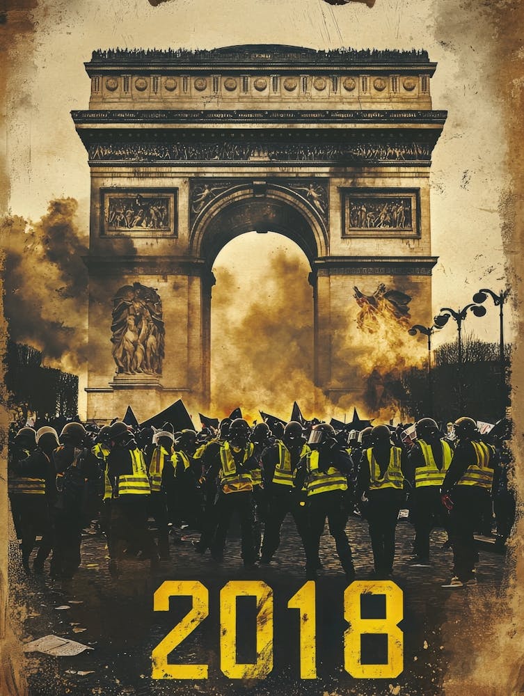 Aihrgdesign A Political Unrest Poster Portraying The Yellow V 65f8fe6b Beeb 4283 9a0a 84678b2080c6 1