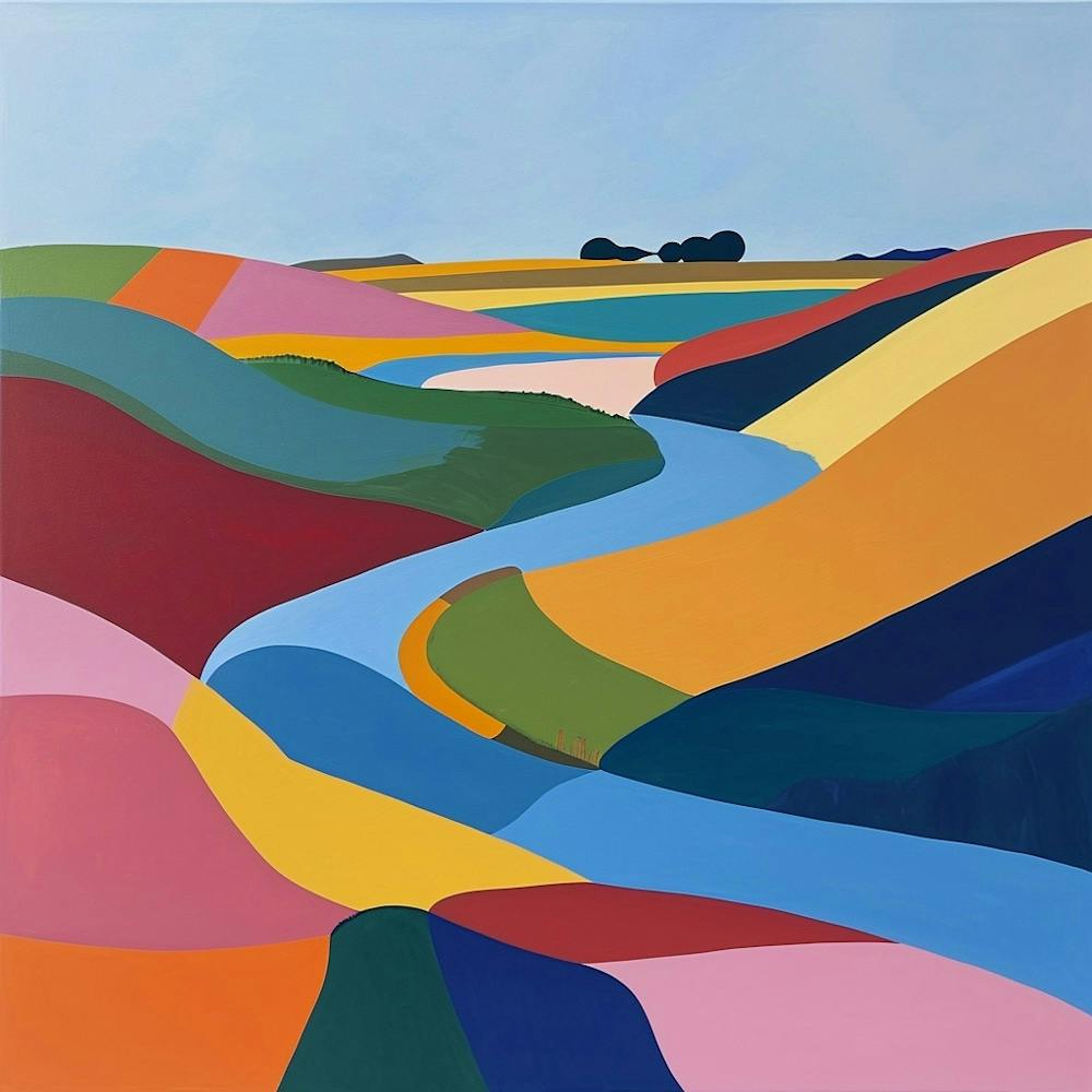 Colourful Abstract The Broads England 1
