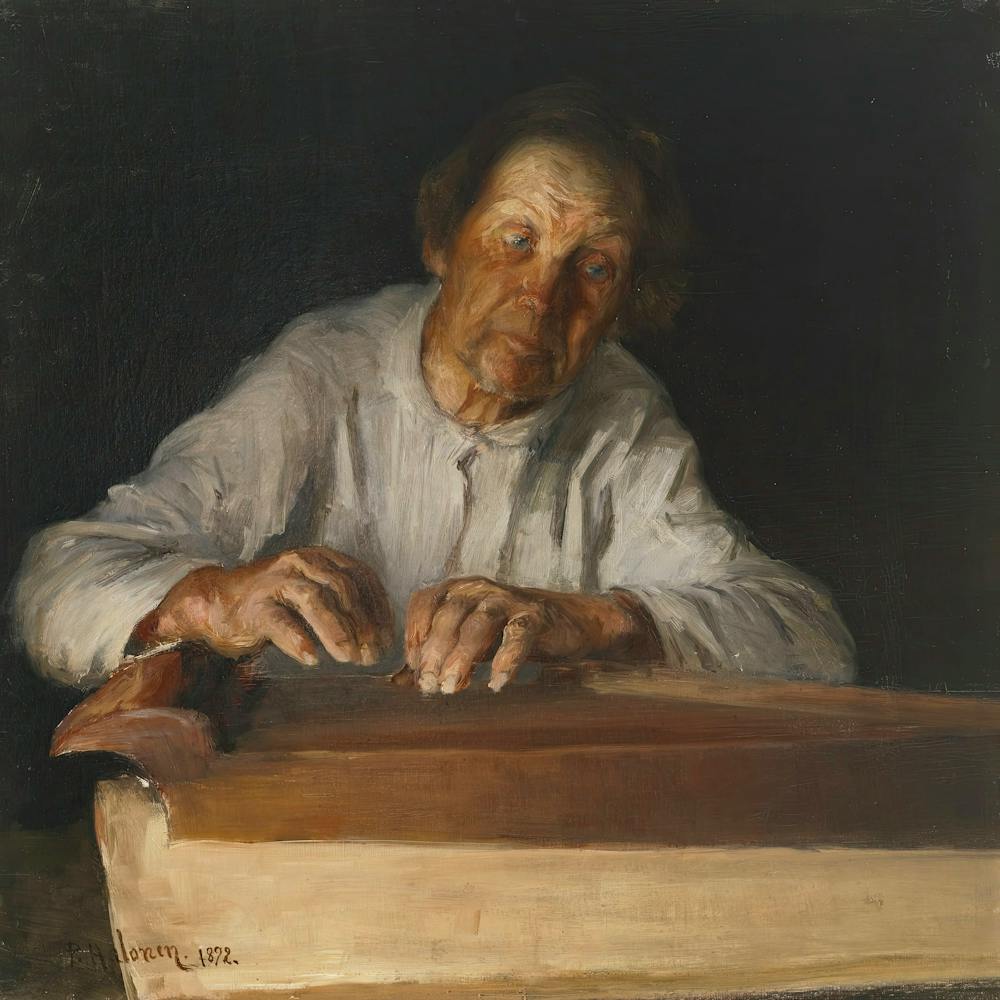 The Kantele Player (1892), Pekka Halonen
