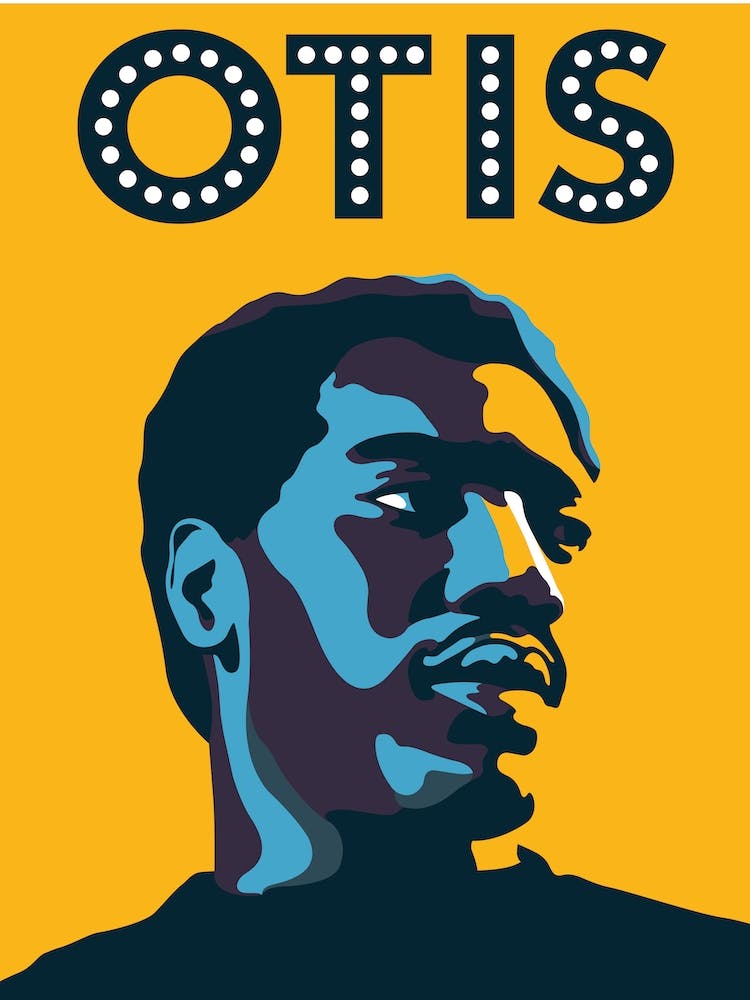 Otis Redding Blue And Yellow