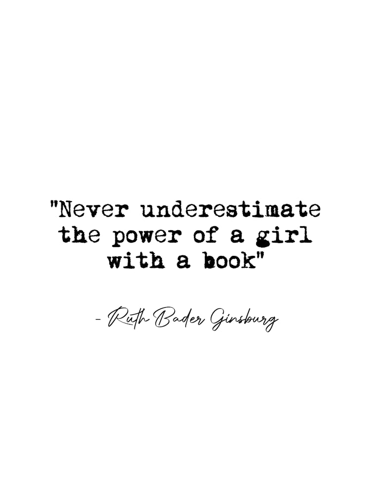 The Power Of A Girl With A Book Quote