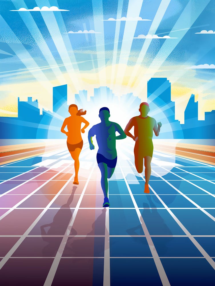 Runner In The City