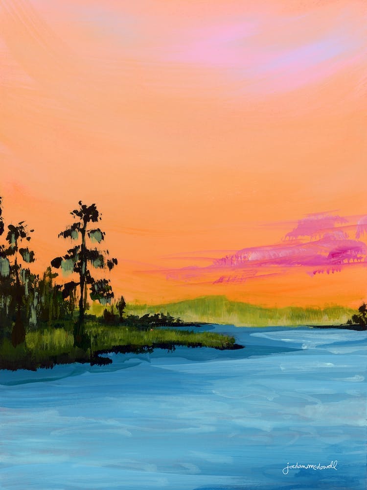 North Carolina Coastal Sunset Landscape