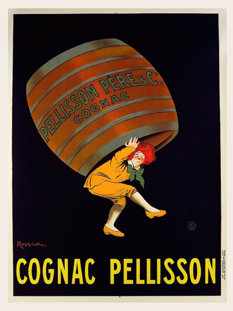 Vintage Pellisson Cognac Poster
