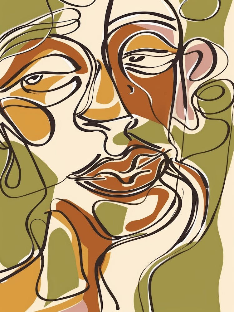 Abstract Portrait Of A Woman 58