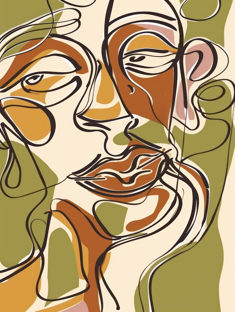 Abstract Portrait Of A Woman 58