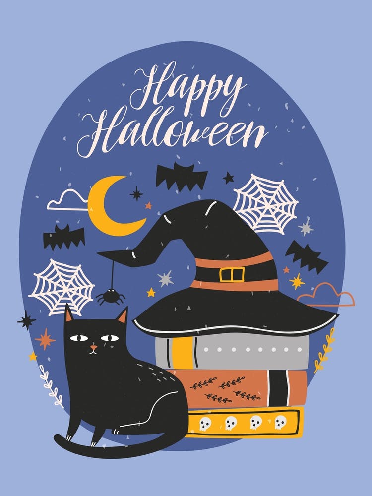 Joyeux Chat d'Halloween