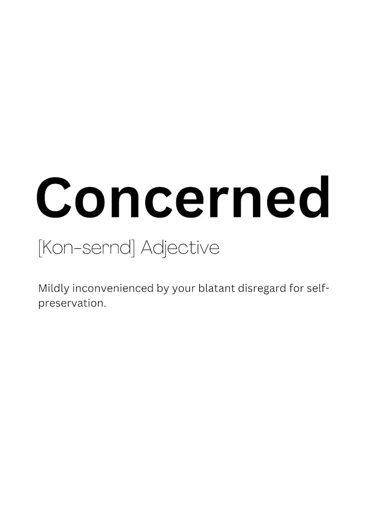 Concerned Definition Meaning