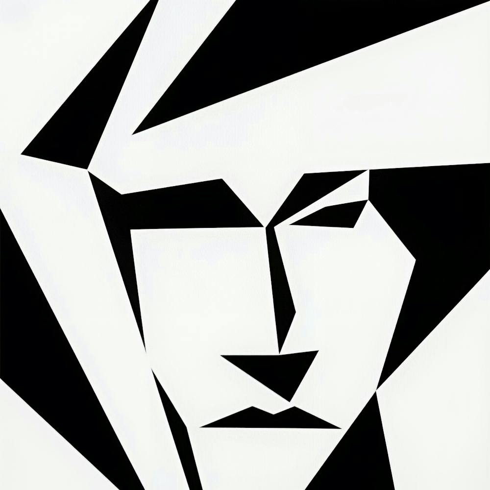 Abstract Portrait Of A Man