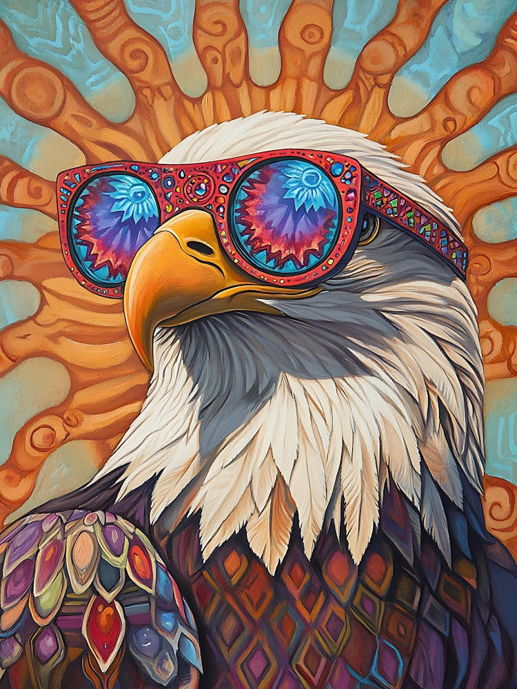 Eagle With Sunglasses 16