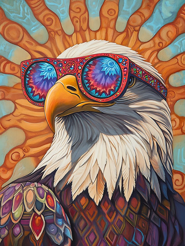 Eagle With Sunglasses 16