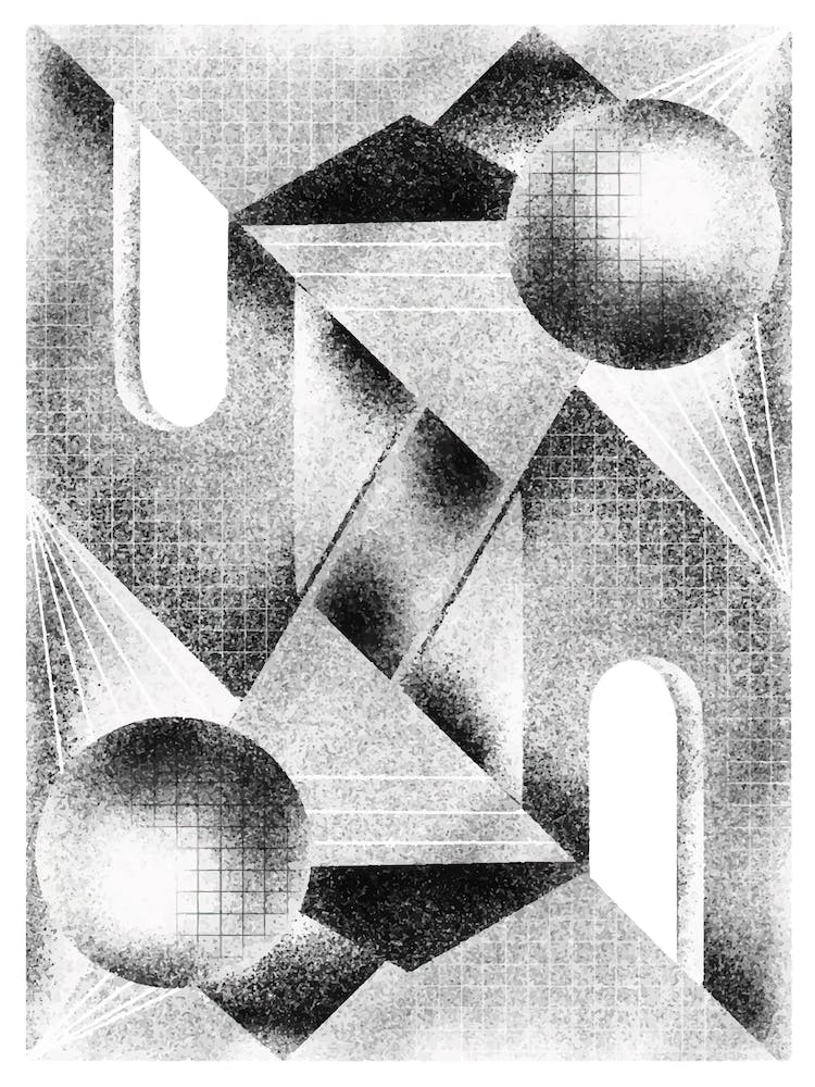 Monochrome Geometric