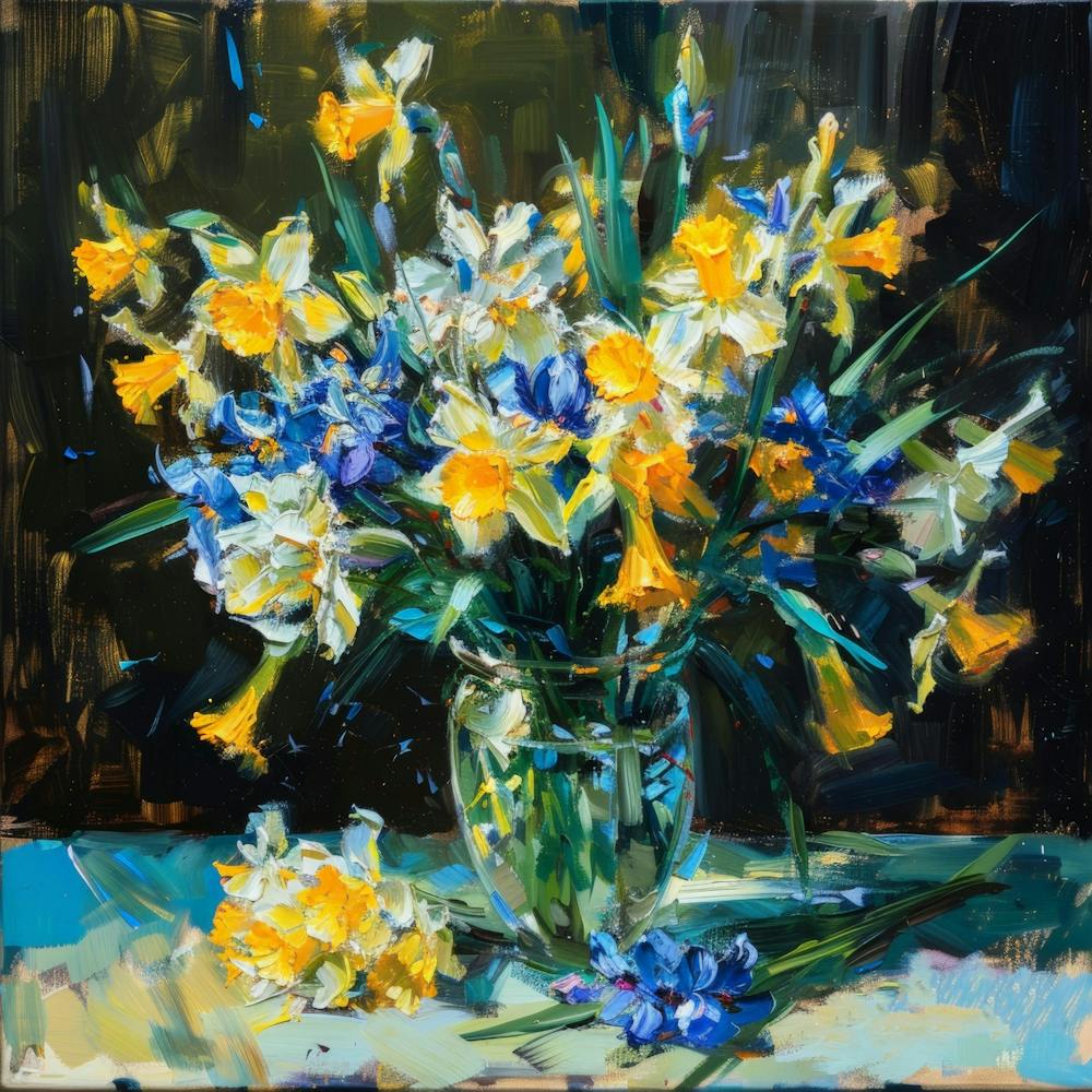 Daffodils In A Vase 3