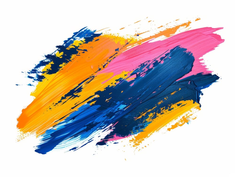 Abstract Paint Strokes