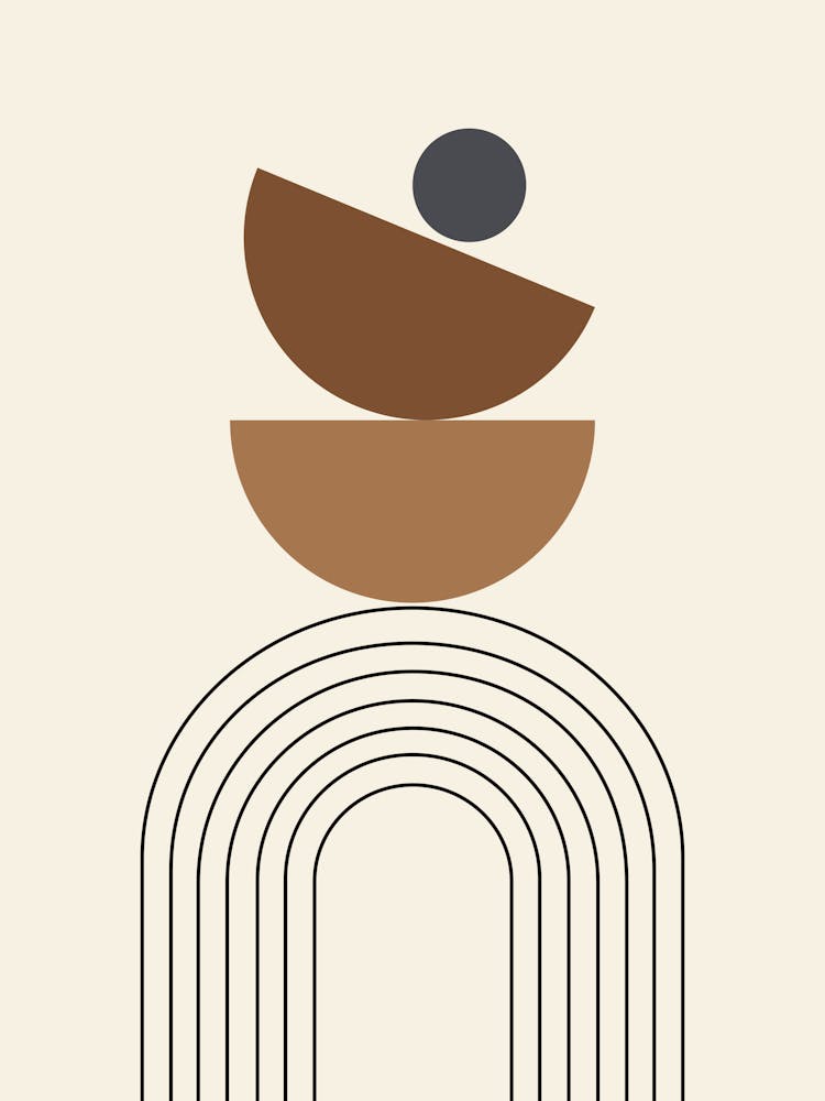 Abstract Boho mid century Pattern 02