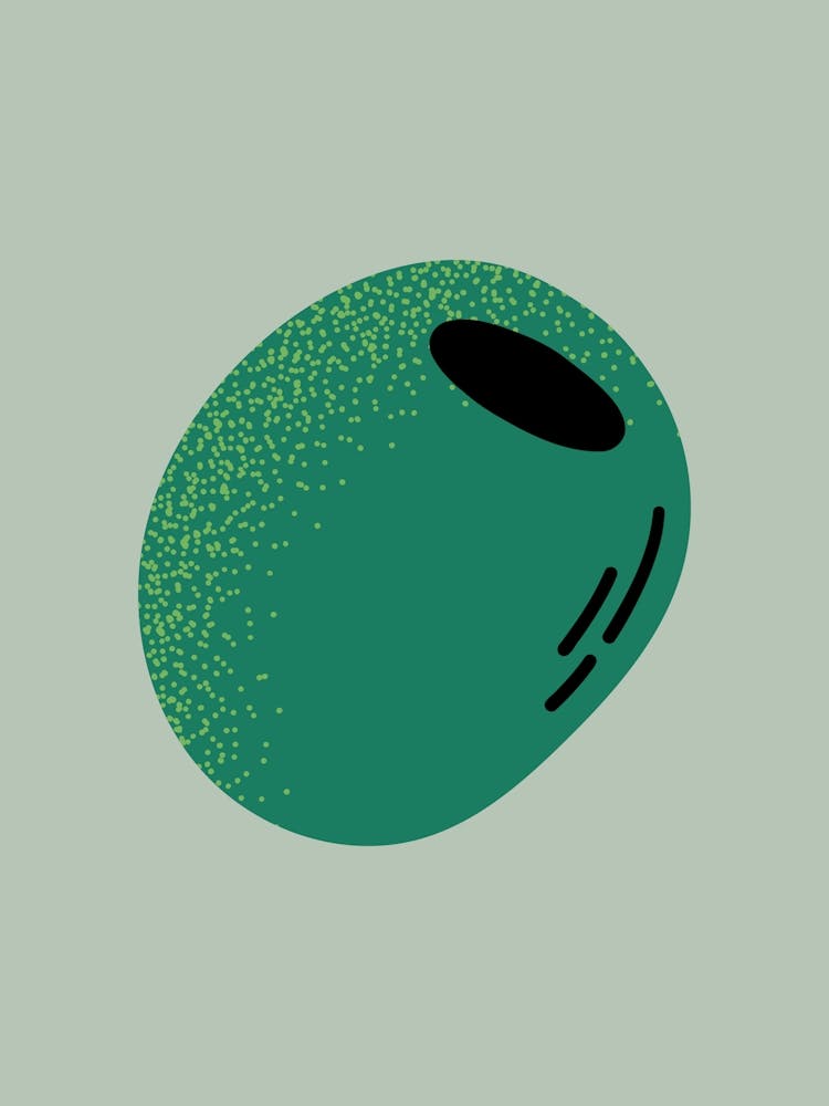 Green Olive Poster