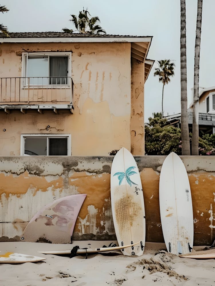 Surfboards On The Beach 2