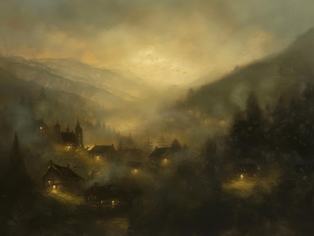 Village In The Fog