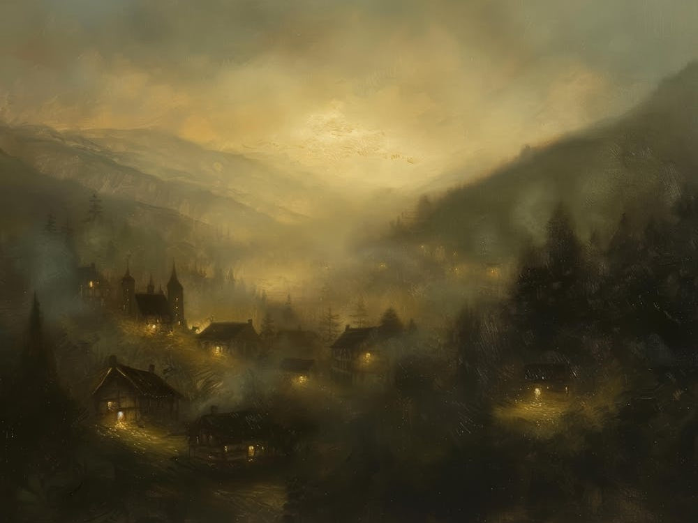 Village In The Fog