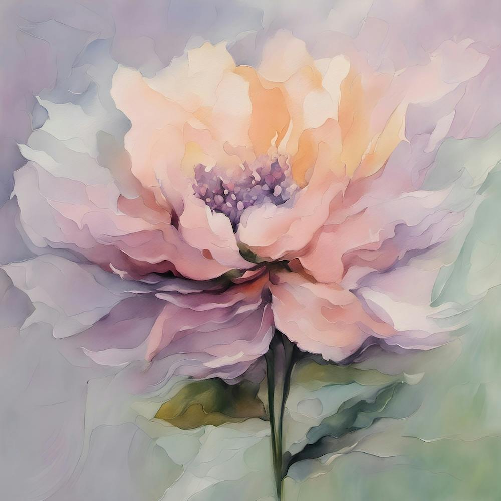 Pastel Peony