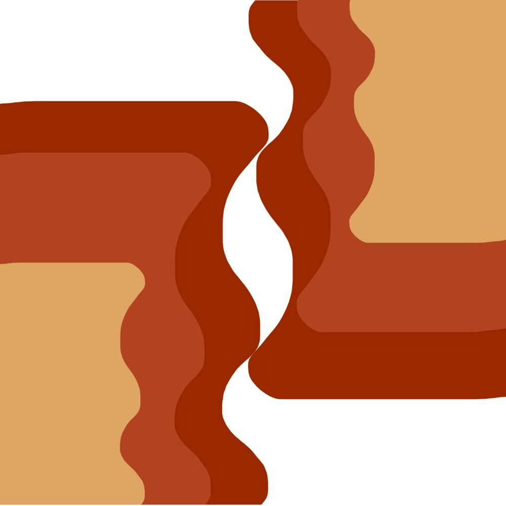 Vintage Abstract Waves 2